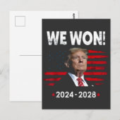 トランプ大統領就任式勝利MAGA ポストカード (正面/裏面)