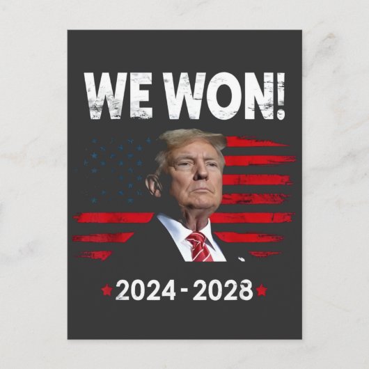 トランプ大統領就任式勝利MAGA ポストカード (正面)