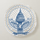 トランプ大統領就任式1回目と2回目 ラウンドクッション (裏面)