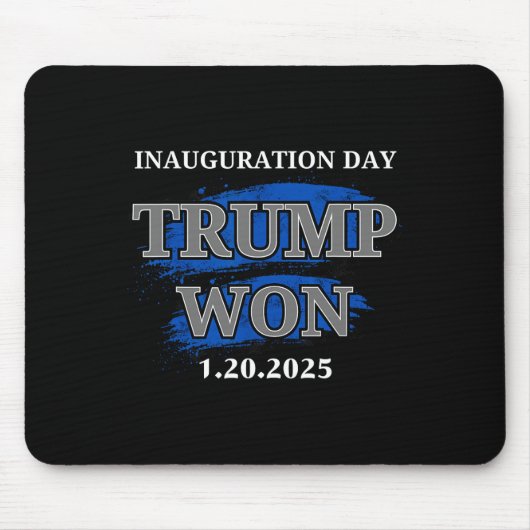 トランプ大統領就任式2025年記念の日 マウスパッド (正面)