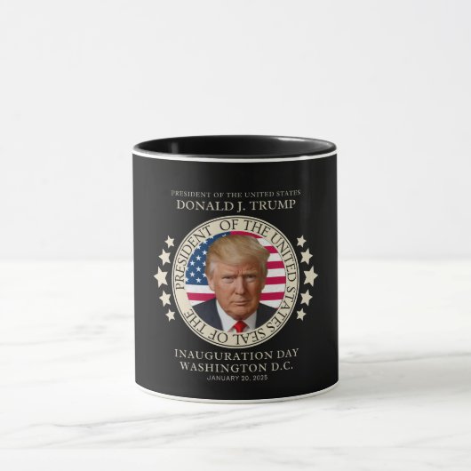 トランプ大統領就任式2025年1月第47回 マグカップ (中央)