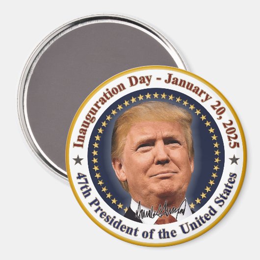 トランプ大統領就任式2025年1月20日 マグネット (正面/裏面)