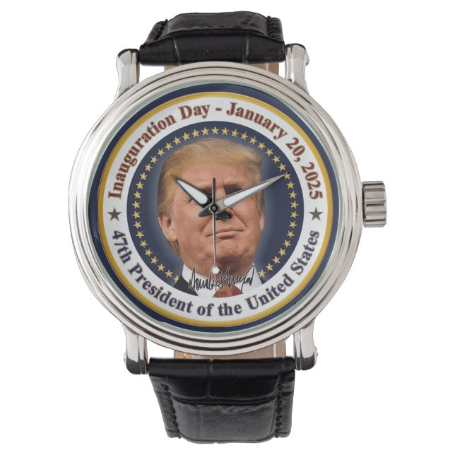 トランプ大統領就任式2025年1月20日 腕時計 (正面)