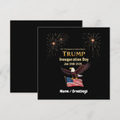 トランプ大統領就任式2025年 カスタマイズ可能 招待状 (正面/裏面)