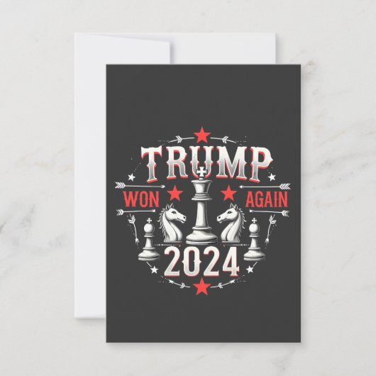 トランプ大統領就任式2025年 サンキューカード (正面)
