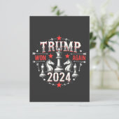 トランプ大統領就任式2025年 サンキューカード (スタンド正面)