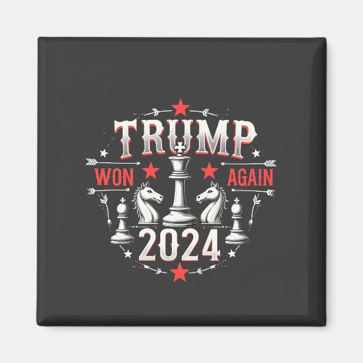 トランプ大統領就任式2025年 マグネット (正面)