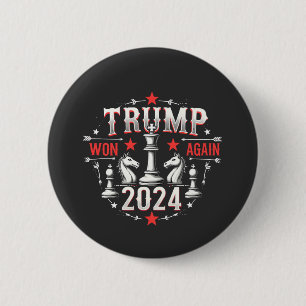 トランプ大統領就任式2025年 缶バッジ