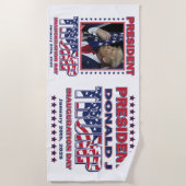 トランプ大統領就任式2025日 ビーチタオル (正面)