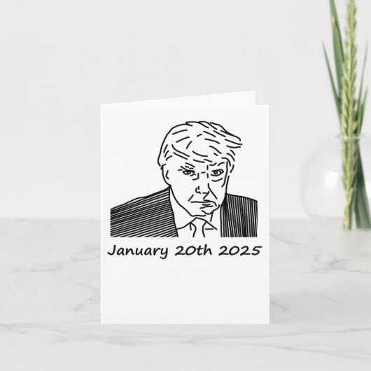 トランプ大統領就任式2025 カード (正面)