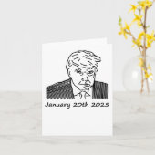 トランプ大統領就任式2025 カード (黄色い花)