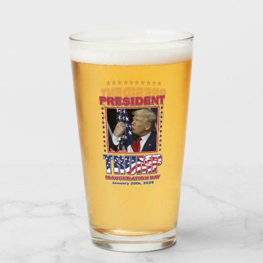 トランプ大統領就任式2025 タンブラーグラス (ドリンク正面)