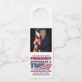 トランプ大統領就任式2025 ボトルネックタグ (正面)