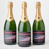 トランプ大統領就任式 スパークリングワインラベル (ボトル)