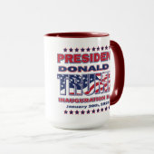 トランプ大統領就任式 マグカップ (正面右)
