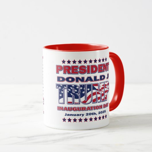 トランプ大統領就任式 マグカップ (正面右)