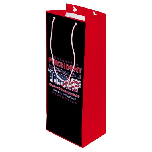 トランプ大統領就任式 ワインギフトバッグ (裏面アングル)