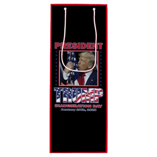 トランプ大統領就任式 ワインギフトバッグ (正面)