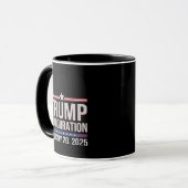 トランプ大統領就任式 2025年1月 マグカップ (正面左)