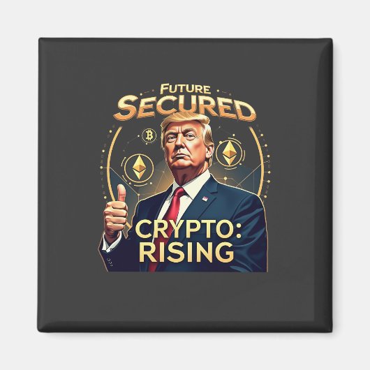 トランプ大統領就任日、未来を守る仮想通貨の台頭 マグネット (正面)