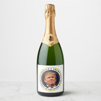 トランプ大統領就任記念日お土産 スパークリングワインラベル