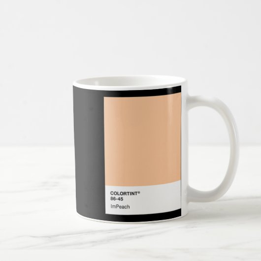 トランプ大統領弾劾45 - カラースウォッチ コーヒーマグカップ (右)