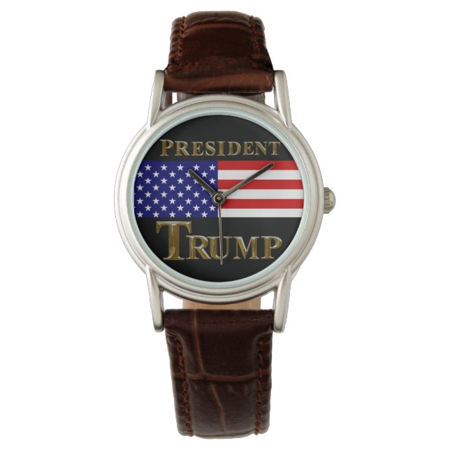トランプ大統領時計 腕時計 (正面)