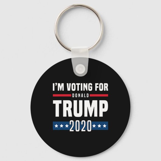 トランプ大統領選挙に投票します キーホルダー (正面)