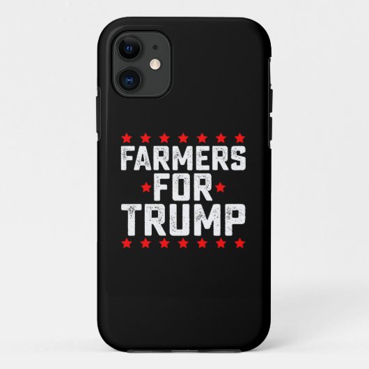 トランプ大統領選挙を支持する農家 ヴィンテージ Case-Mate iPhoneケース (裏面)