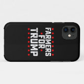 トランプ大統領選挙を支持する農家 ヴィンテージ Case-Mate iPhoneケース (裏面(横))