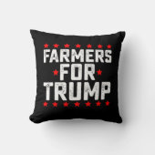 トランプ大統領選挙 ヴィンテージ 農家 クッション (正面)