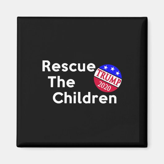 トランプ大統領選挙 子供たちを救え マグネット (正面)