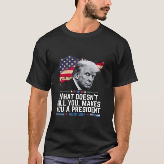 トランプ大統領2024年政治トランプの人気 Tシャツ (正面)