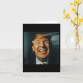 トランプ大統領2024 カード (黄色い花)