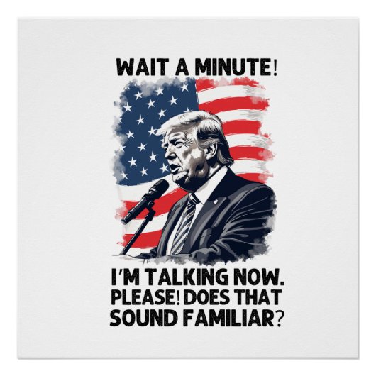 トランプ大統領2024 ポスター (正面)