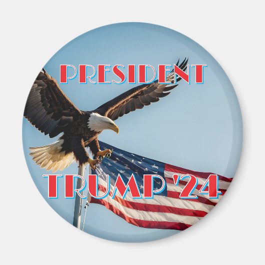 トランプ大統領2024 マグネット (正面)