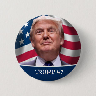トランプ大統領47票2024 缶バッジ
