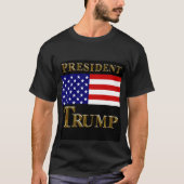 トランプ大統領 ウォッチ Tシャツ (正面)