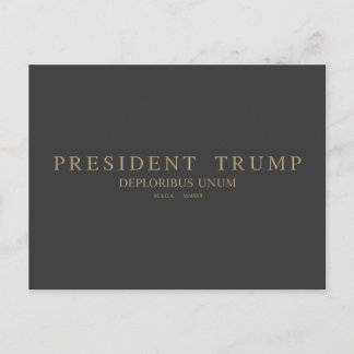 トランプ大統領。ウンムを嘆き悲しむ。 ポストカード