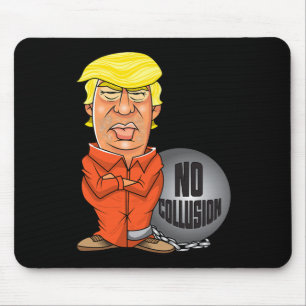 トランプ大統領 コラボなし オレンジのジャンプスーツ カートゥー マウスパッド