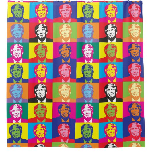 トランプ大統領 シャワーカーテン (正面)