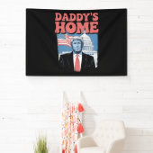 トランプ大統領 ダディースホーム アメリカを取り戻せ 横断幕 (インサイチュ)