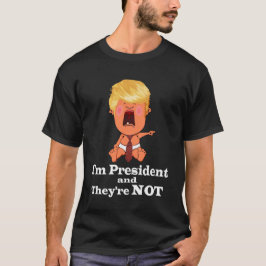 トランプ大統領、ドナルド・トランプ、クライベビー、マンチャイルド Tシャツ