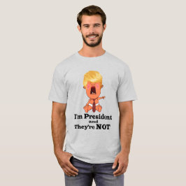 トランプ大統領、ドナルド・トランプ、クライベビー、マンチャイルド Tシャツ