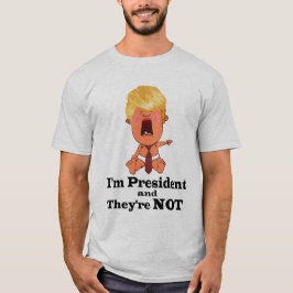 トランプ大統領、ドナルド・トランプ、クライベビー、マンチャイルド Tシャツ