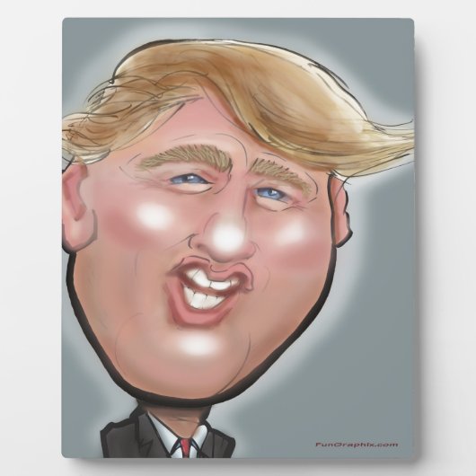 トランプ大統領 フォトプラーク (正面)