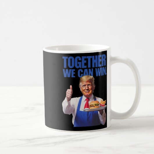 トランプ大統領、フライドポテトを作る コーヒーマグカップ (右)