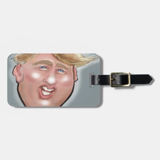 トランプ大統領 ラゲッジタグ (正面横)