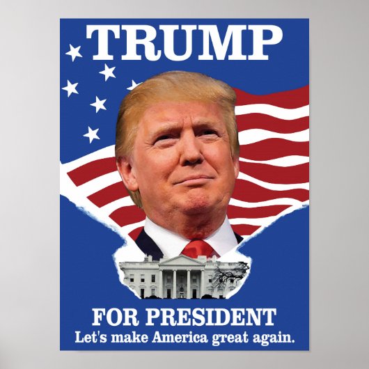 トランプ大統領 ロナルド・レーガン ポスター (正面)