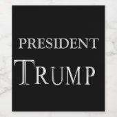 トランプ大統領 ワインラベル (シングルラベル)
